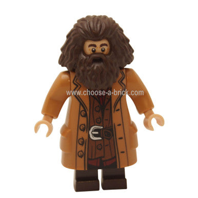 Rubeus Hagrid, mittelbrauner Mantel 