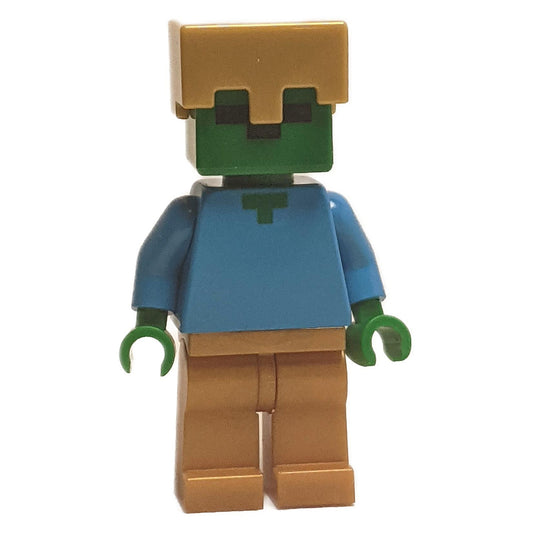 Minecraft Zombie with Pearl Gold Legs & Helmet